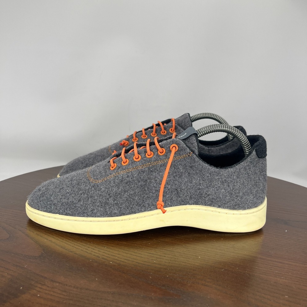 Baabuk Urban Wooler Shoes Men's 41 /‎ 8 Gray Wool Bungee Slip On Low Sneakers